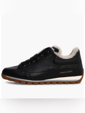 NWT Candice Cooper Runlo Genuine Shearling Lined Sneaker